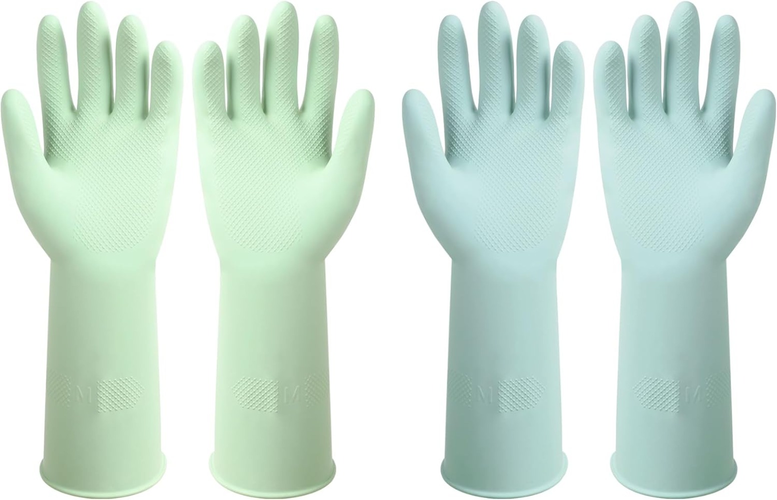 Commercial Kitchen Gloves - Dishwashing Rubber Gloves Reusable Kitchen Gloves