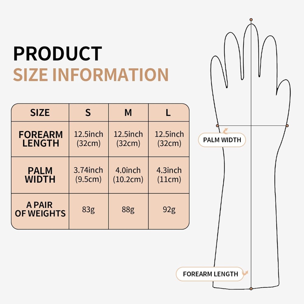 Dishwashing Rubber Gloves Reus - огляд і ціна Commercial Kitchen Gloves