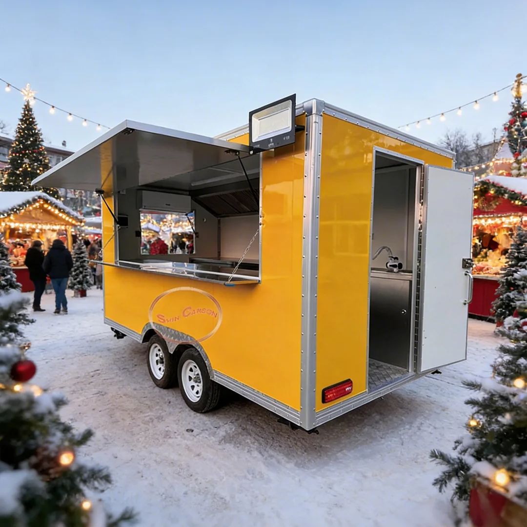 Towable Food Cart with Shelf a - огляд і ціна Commercial Kitchen Ventilation System