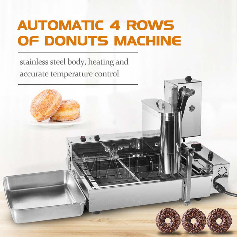 5.5L Hopper Commercial 4 Rows  - огляд і ціна Donut Making Machine