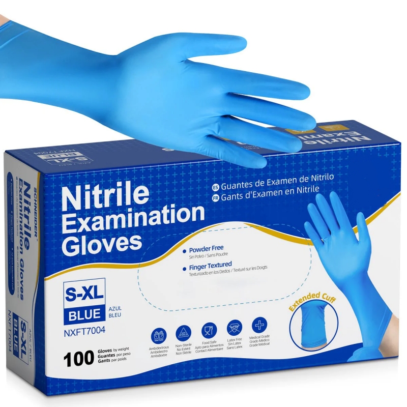 20-50-100PCS Blue Nitrile Disp - огляд і ціна Commercial Kitchen Gloves