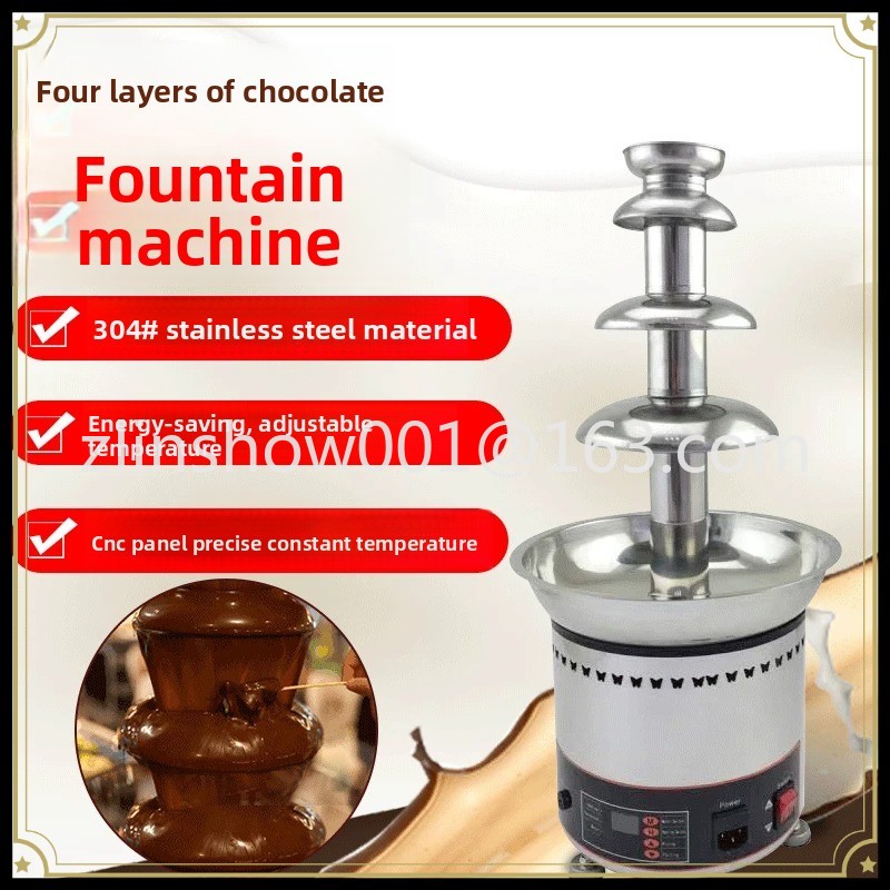 4-Layer Chocolate Fountain Mac - огляд і ціна Chocolate Fountain Commercial