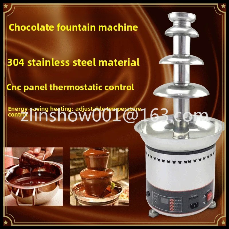 4-Layer Chocolate Fountain Mac - огляд і ціна Chocolate Fountain Commercial