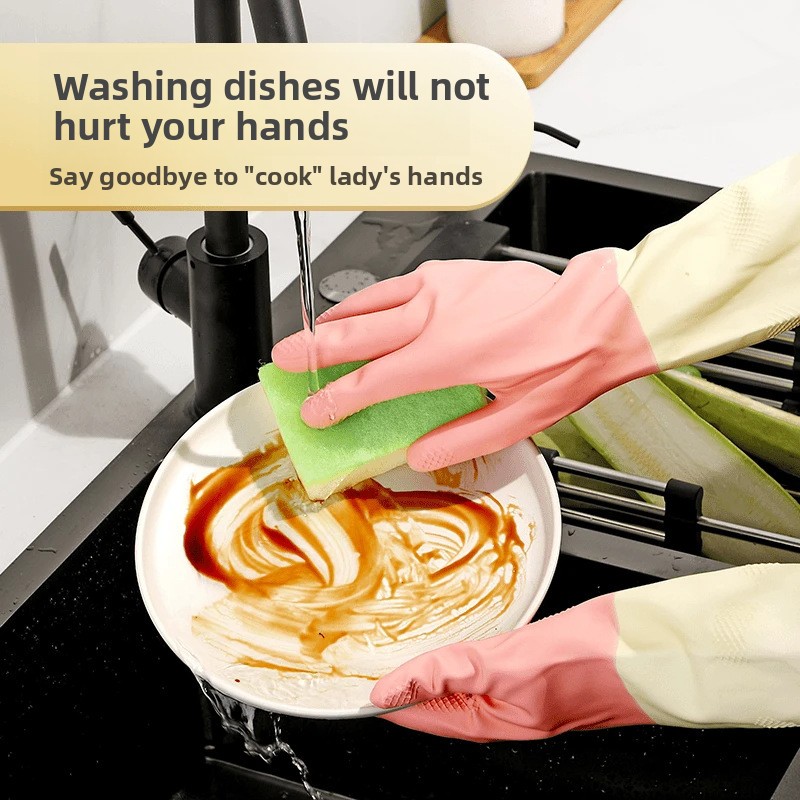 Durable Waterproof Latex Kitch - огляд і ціна Commercial Kitchen Gloves
