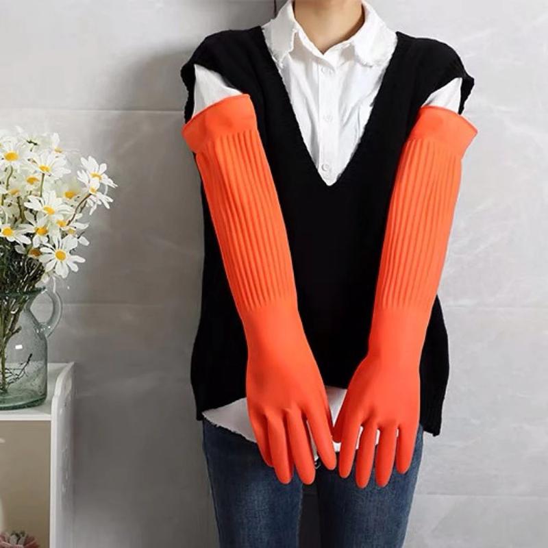 Extra Long Rubber Cleaning Glo - огляд і ціна Commercial Kitchen Gloves