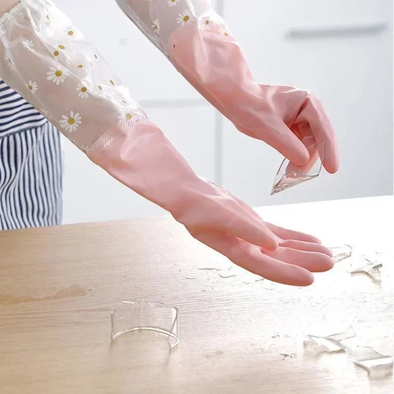 Household Long Sleeve Rubber G - огляд і ціна Commercial Kitchen Gloves