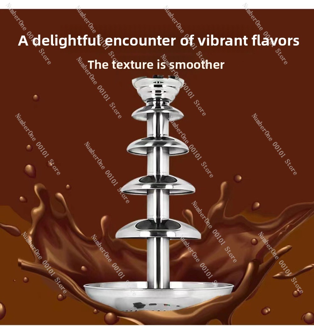 4-7 layers chocolate fountain  - огляд і ціна Chocolate Fountain Commercial